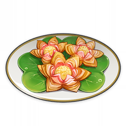 Delicious Lotus Flower Crisp