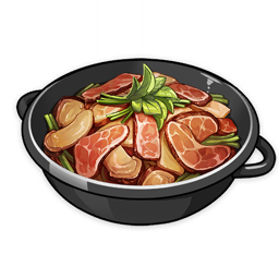 Delicious Cured Pork Dry Hotpot