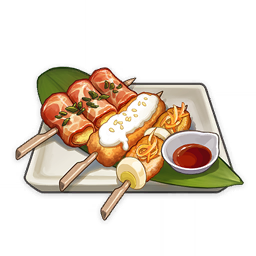 Delicious Tri-Flavored Skewer