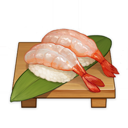 Delicious Sweet Shrimp Sushi