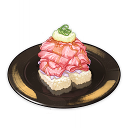 Delicious Mega-Meaty Sushi